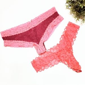 Victoria's Secret PINK Panties 2 Pair L